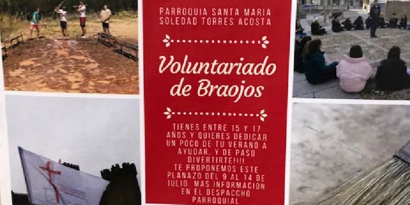 Santa María Soledad Torres Acosta organiza un campo de trabajo en Braojos