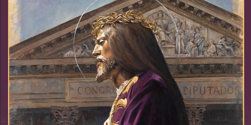 Ra&uacute;l Berzosa explica el cartel que ha realizado para anunciar la Semana Santa 2020 de la archicofrad&iacute;a Jes&uacute;s de Medinaceli