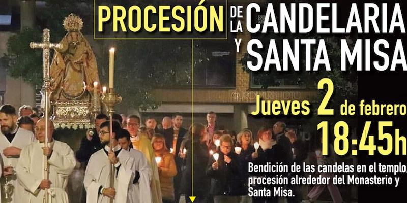 La iglesia del monasterio del Corpus Cristi acoge una Misa solemne con procesión en honor a la Candelaria