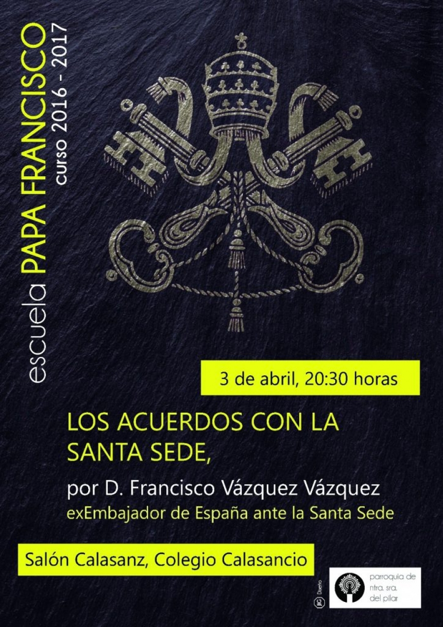 Francisco Vázquez imparte una conferencia sobre los acuerdos con la Santa Sede