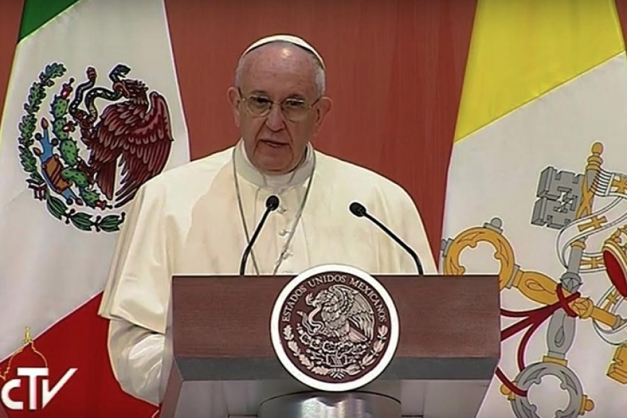 El Papa: &lsquo;M&eacute;xico es un gran pa&iacute;s&rsquo;