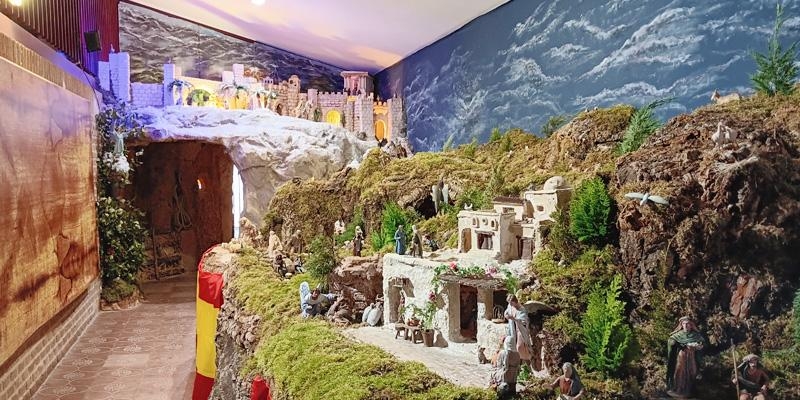 &Uacute;ltimos d&iacute;as para ver el bel&eacute;n de San Bonifacio, que incorpora una gruta a tama&ntilde;o natural con la Virgen, san Jos&eacute; y el Ni&ntilde;o