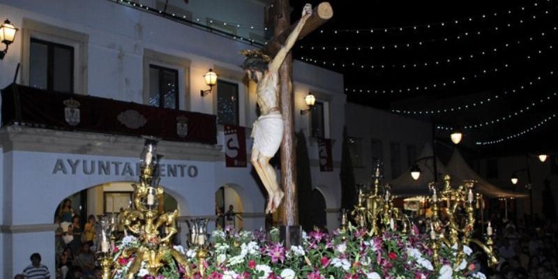 El Sant&iacute;simo Cristo de los Remedios procesiona el Jueves Santo en San Sebasti&aacute;n de los Reyes