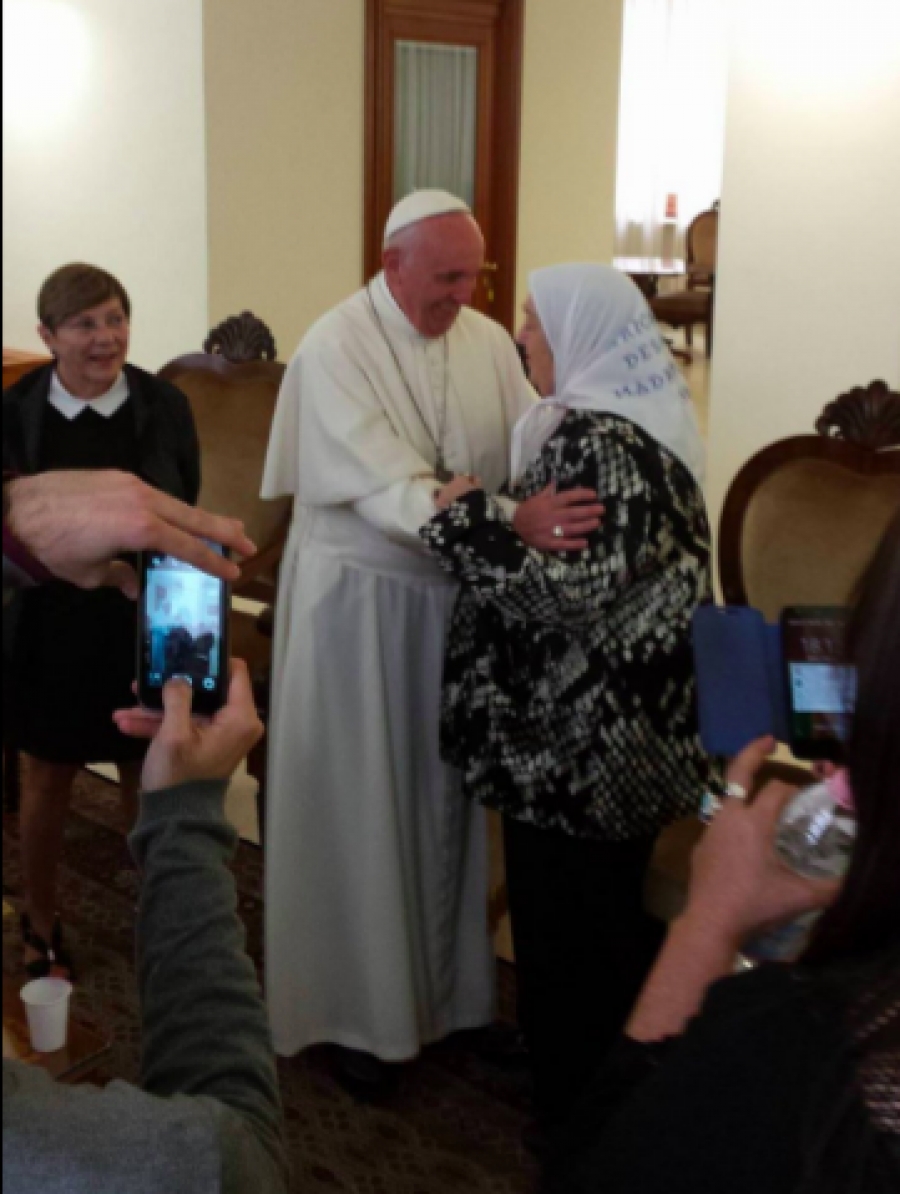 El Santo Padre recibe a Hebe de Bonafini en el Vaticano