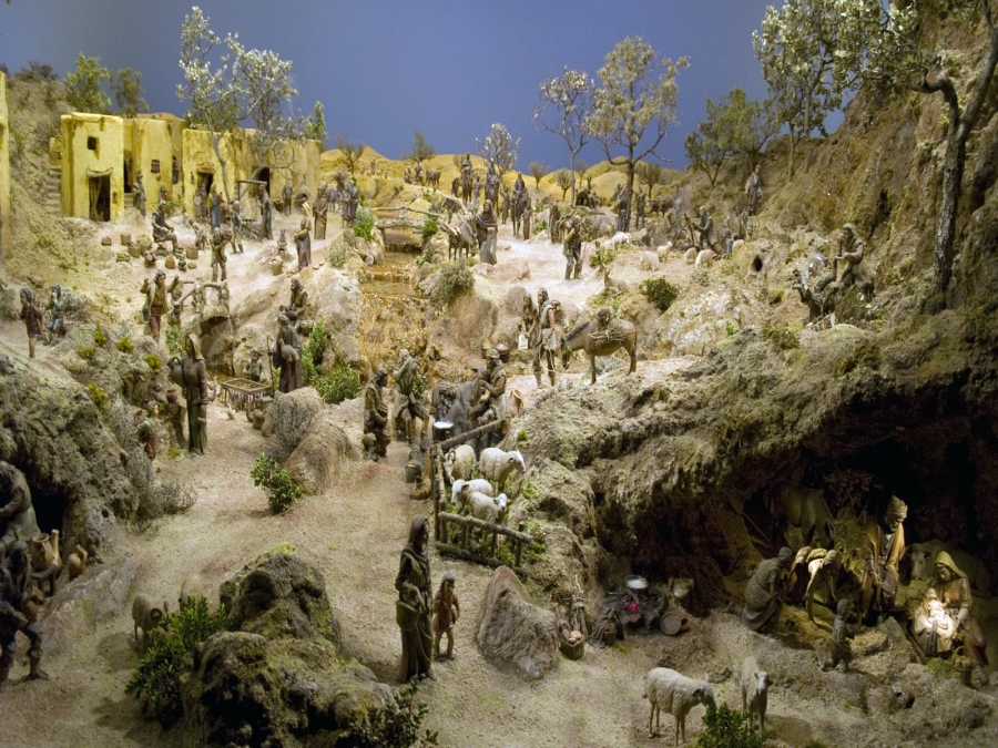 Bel&eacute;n narrativo en la parroquia Sant&iacute;simo Cristo de la Victoria