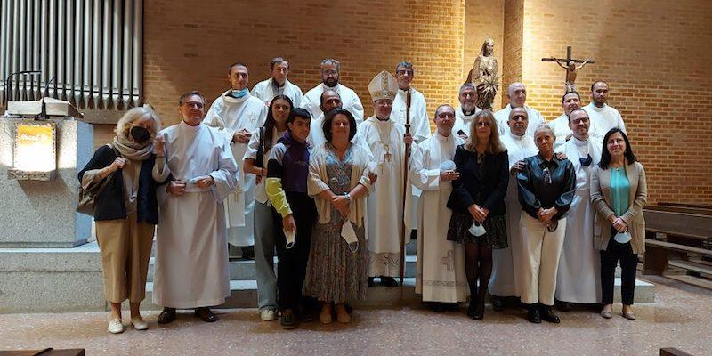 Admisi&oacute;n a &oacute;rdenes de 2021, con monse&ntilde;or Santos Montoya