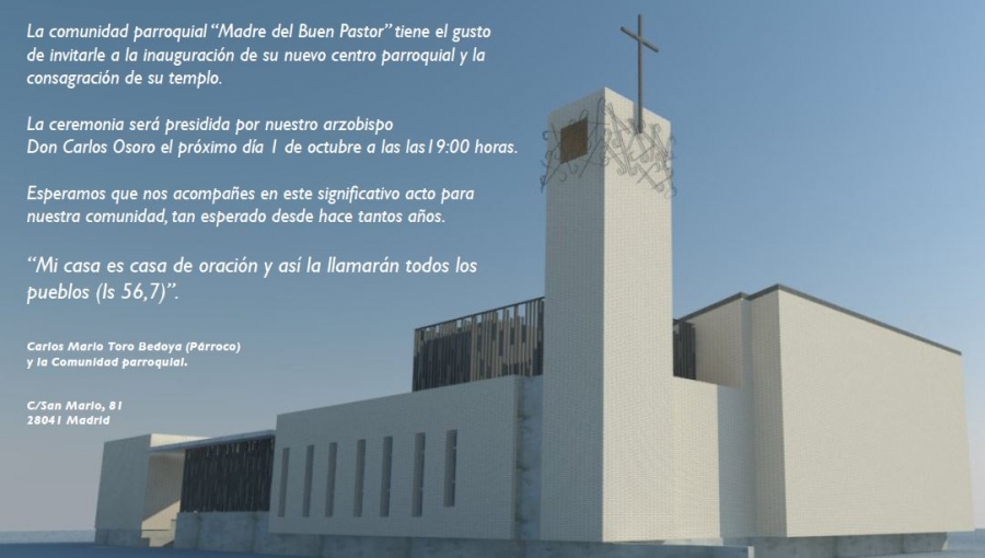 Inauguración de la parroquia Madre del Buen Pastor