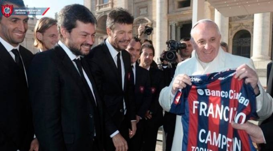 San Lorenzo, el equipo del Papa Francisco, jugar&aacute; amistoso con la Roma en Italia