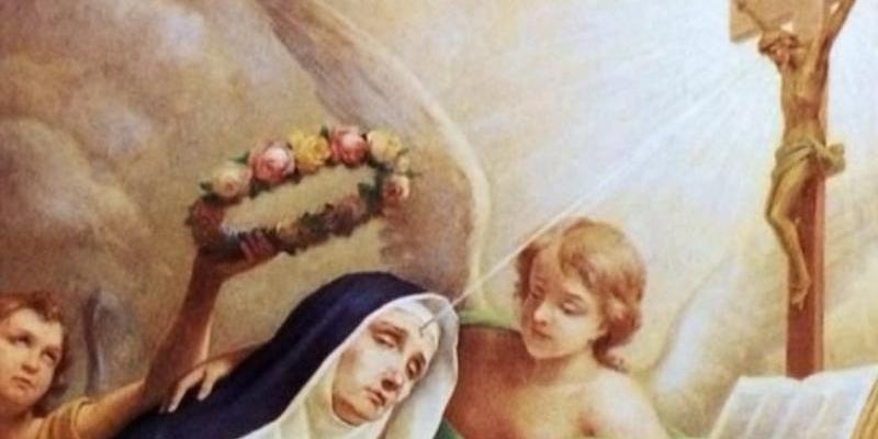 La iglesia de las Calatravas celebra la fiesta de santa Rita con bendici&oacute;n de rosas