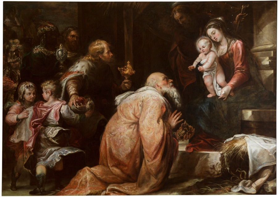 Los Reyes Magos visitan la parroquia Sant&iacute;sima Trinidad, de Collado Villalba