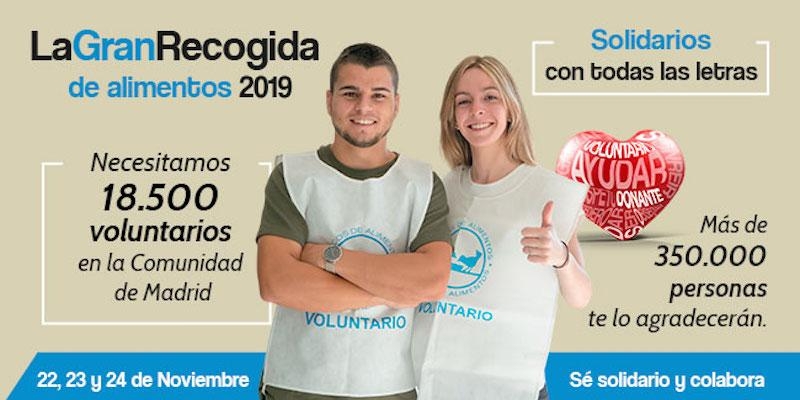 El Banco de Alimentos busca voluntarios para la 7&ordf; edici&oacute;n de la campa&ntilde;a Gran Recogida de alimentos