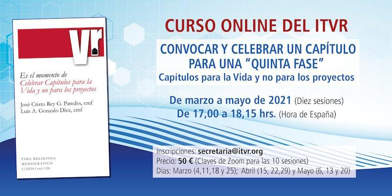 El ITVR organiza un curso virtual sobre c&oacute;mo convocar y celebrar un Cap&iacute;tulo para una 'quinta fase'