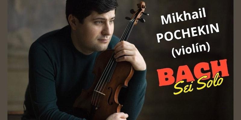 Mikhail Pochekin interpreta piezas de Bach en un recital de violín en la ermita de la Virgen del Puerto