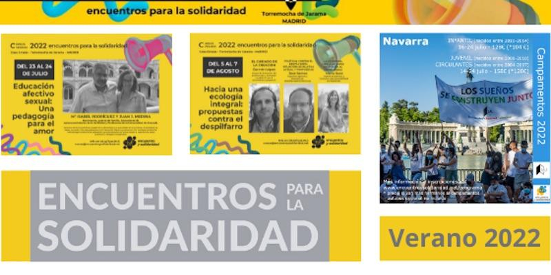 Encuentro y Solidaridad presenta un amplio programa de actividades para este verano de 2022