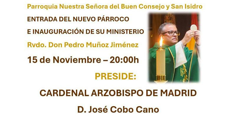 El cardenal Cobo preside la toma de posesión del nuevo párroco de la Real Colegiata de San Isidro, Pedro Muñoz