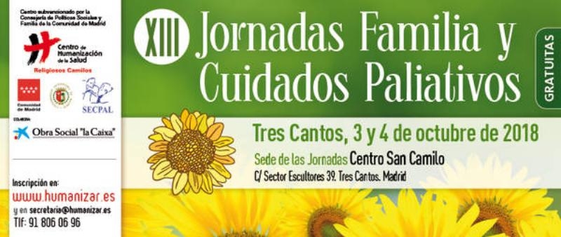 El Centro San Camilo organiza las XIII Jornadas de Familia y Cuidados Paliativos