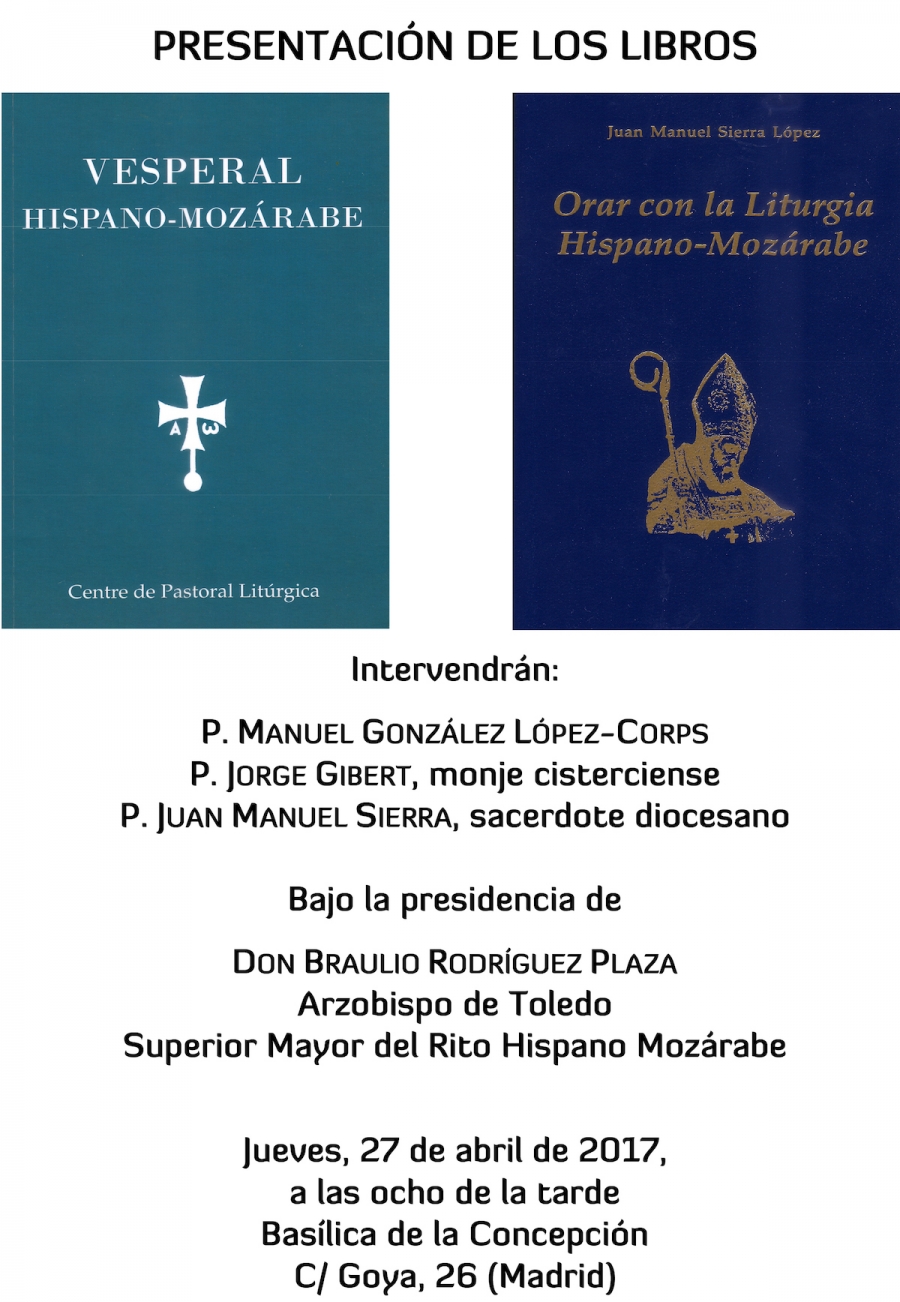 La bas&iacute;lica de la Concepci&oacute;n acoge el acto de presentaci&oacute;n de dos trabajos sobre la liturgia hispano-moz&aacute;rabe