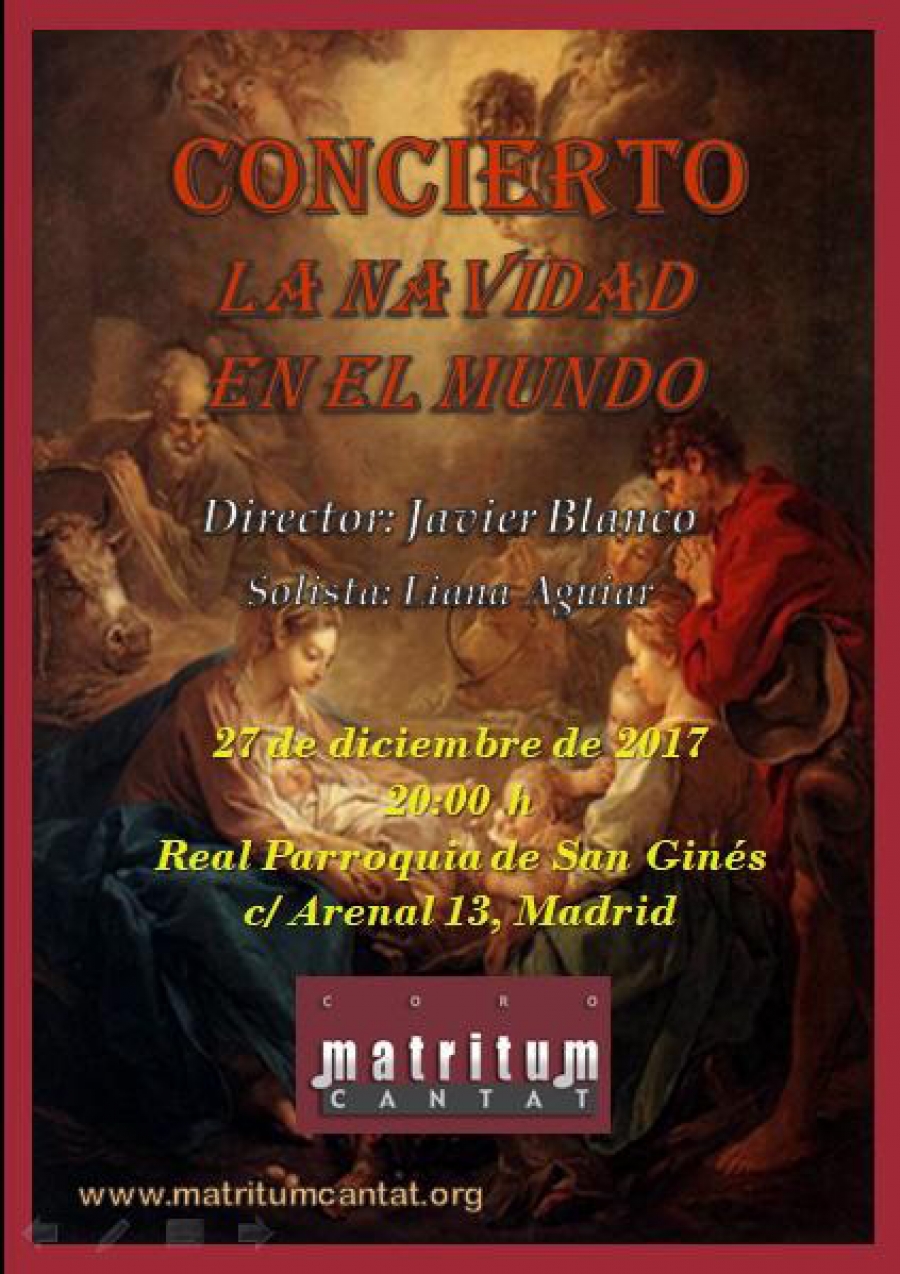 Matritum Cantat interpreta 'La Navidad en el Mundo' en San Gin&eacute;s