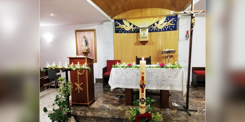 Nuestra Se&ntilde;ora de las Delicias emite la Eucarist&iacute;a todos los d&iacute;as a trav&eacute;s de YouTube