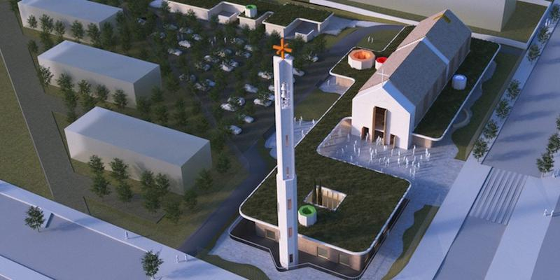 Santa Genoveva Torres Morales de Majadahonda presenta el proyecto del nuevo templo parroquial
