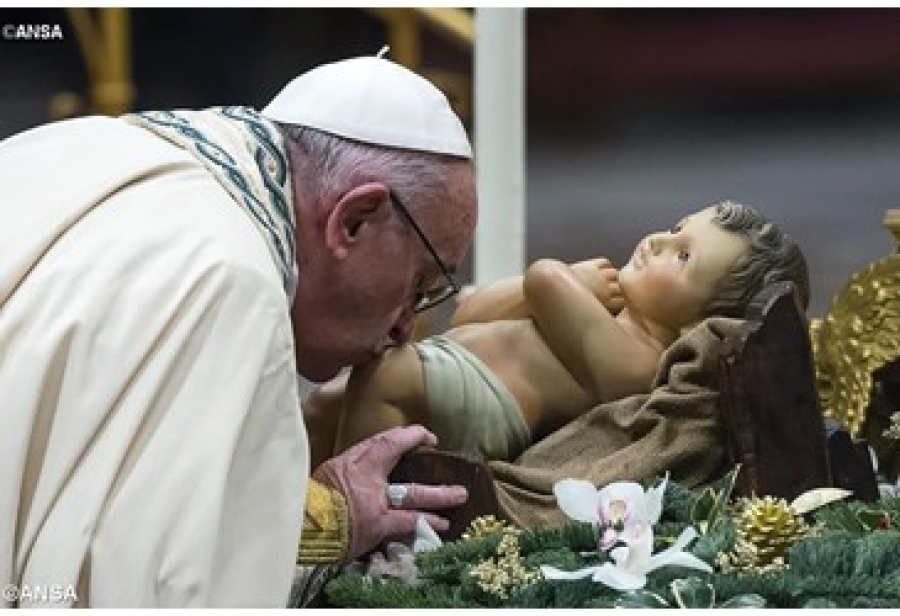 Francisco en la solemnidad de la Madre de Dios: &laquo;La mirada maternal de Mar&iacute;a nos libra de la orfandad&raquo;