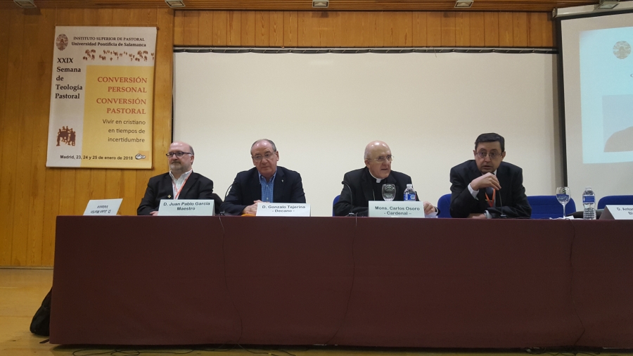 El cardenal Osoro inaugura la XXIX Semana de Teolog&iacute;a Pastoral