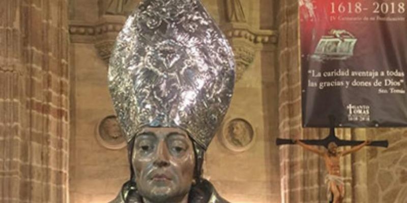 La catedral de Valencia cede el busto relicario de santo Tom&aacute;s de Villanueva restaurado por el IV Centenario de su beatificaci&oacute;n