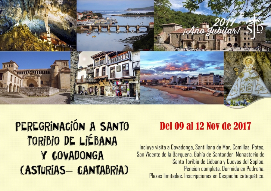 La parroquia San Juan de Dios peregrina a Santo Toribio de Li&eacute;bana y Covadonga