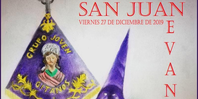 El grupo joven de la hermandad de los Gitanos celebra la festividad de san Juan Evangelista en el Carmen y San Luis