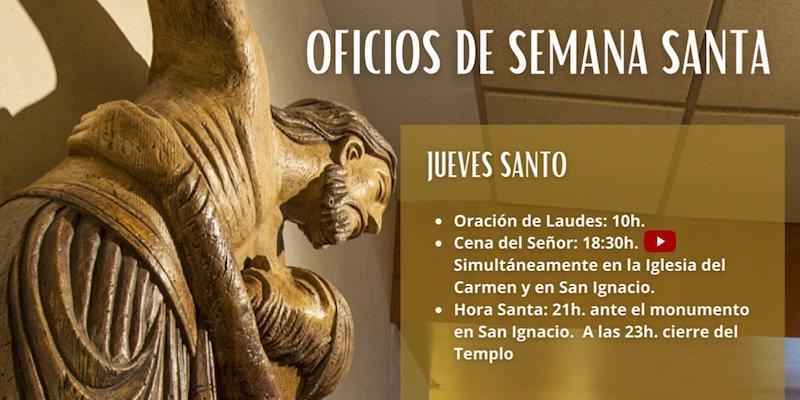 San Ignacio de Loyola de Torrelodones emite en streaming las celebraciones del Triduo Pascual