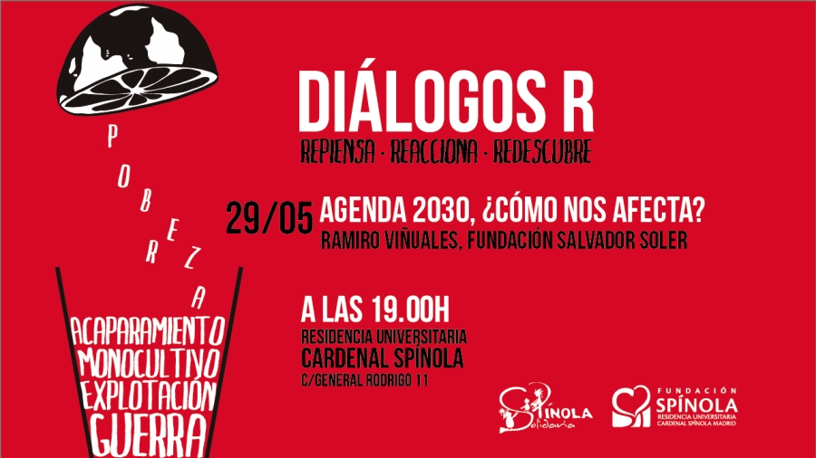 Hoy finalizan los #Di&aacute;logosR de Spinola Solidaria con una sesi&oacute;n sobre la Agenda 2030