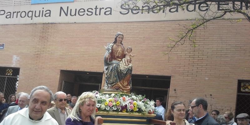 Monseñor José Cobo realiza la visita pastoral a Nuestra Señora de Europa en el marco de su fiesta patronal