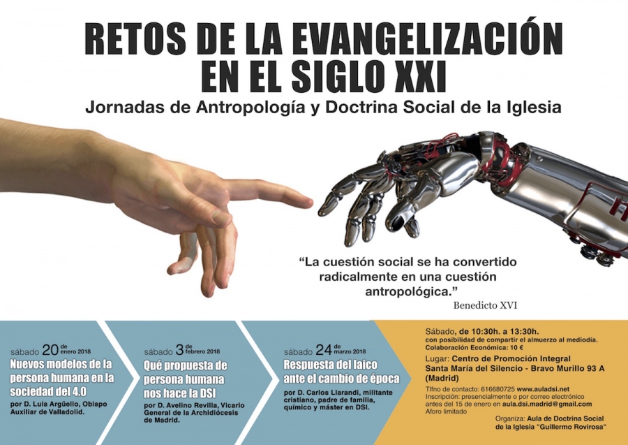 Avelino Revilla habla en Santa Mar&iacute;a del Silencio de la propuesta de persona humana que nos hace la DSI