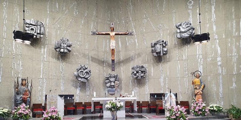 Nuestra Señora de las Nieves prepara la fiesta de la Asunción de Nuestra Señora con vísperas solemnes