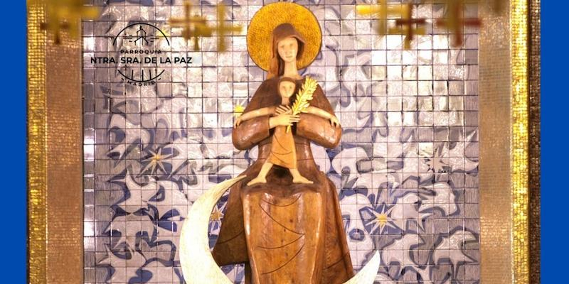 Nuestra Señora de la Paz honra a la Virgen en el marco del 70 aniversario del colegio diocesano de Pacífico
