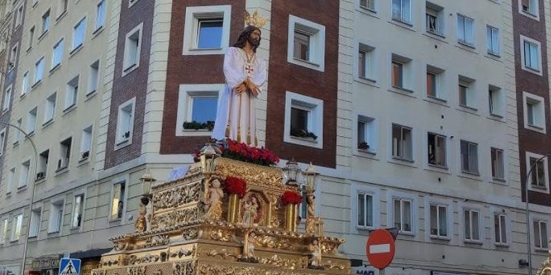 El Sant&iacute;simo Cristo de la Fe y la Salud sale en procesi&oacute;n este Domingo de Ramos