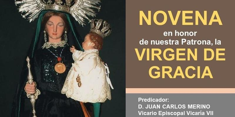 Juan Carlos Merino predica en San Lorenzo de El Escorial la novena en honor a la Virgen de Gracia