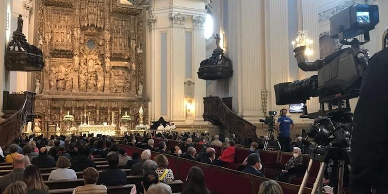 Monse&ntilde;or Manuel Escribano como arzobispo de Zaragoza