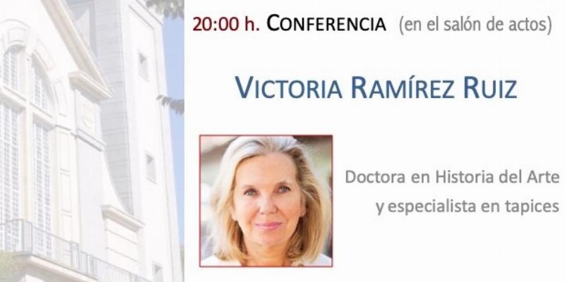 Victoria Ramírez presenta en los Jueves Culturales de Cristo de la Victoria la imagen religiosa de los tapices flamencos
