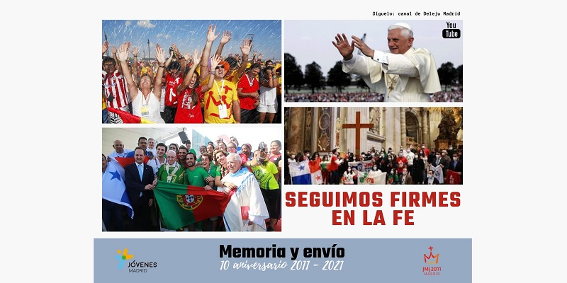 La diócesis conmemora el décimo aniversario de la Jornada Mundial de la Juventud Madrid 2011