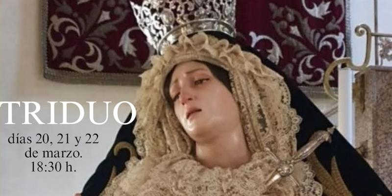 El Salvador y San Nicolás acoge esta semana un triduo en honor a María Santísima de los Dolores