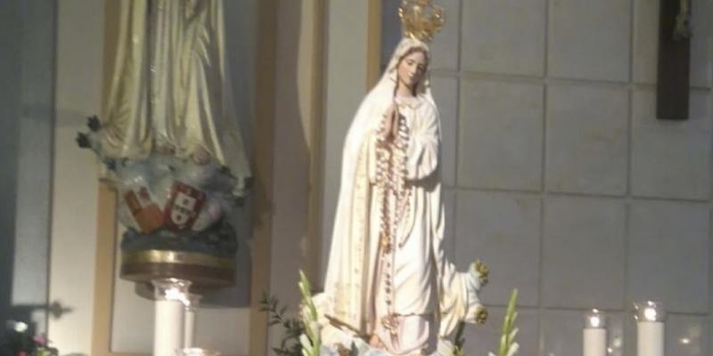 Nuestra Señora del Rosario de Fátima celebra su aniversario con Misa y procesión