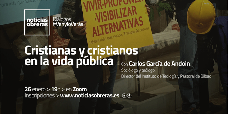 Carlos Garc&iacute;a de Andoin reflexiona sobre los cristianos en la vida p&uacute;blica en una nueva edici&oacute;n de los di&aacute;logos #VenyloVer&aacute;s