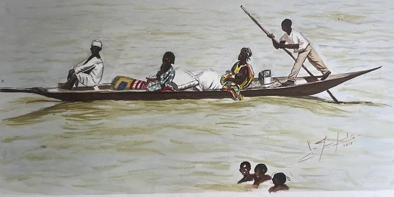 Acuarela sobre papel de Rosa Goizueta