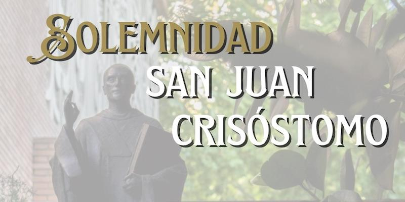 Juan Carlos Merino preside en San Juan Crisóstomo una Misa solemne en su fiesta titular
