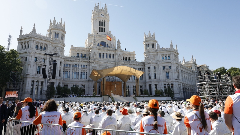 Le&oacute;n XIV, en la Misa en Cibeles: &laquo;Que la religiosidad&raquo; del pa&iacute;s &laquo;no sea un museo del pasado&raquo; sino &laquo;una escuela de fe&raquo;