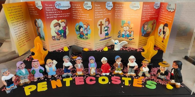 Catequistas y familias de Virgen del Camino visitan la exposici&oacute;n de dioramas de San Jos&eacute; de Las Matas