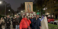 Festividad Virgen de Guadalupe: Jóvenes y familias peregrinan desde la parroquia Santa María Micaela para pedir por la vida, la familia y las madres embarazadas