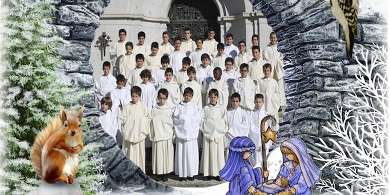 La bas&iacute;lica de la Santa Cruz acoge el tradicional concierto de Navidad de la Escolan&iacute;a del Valle de los Ca&iacute;dos