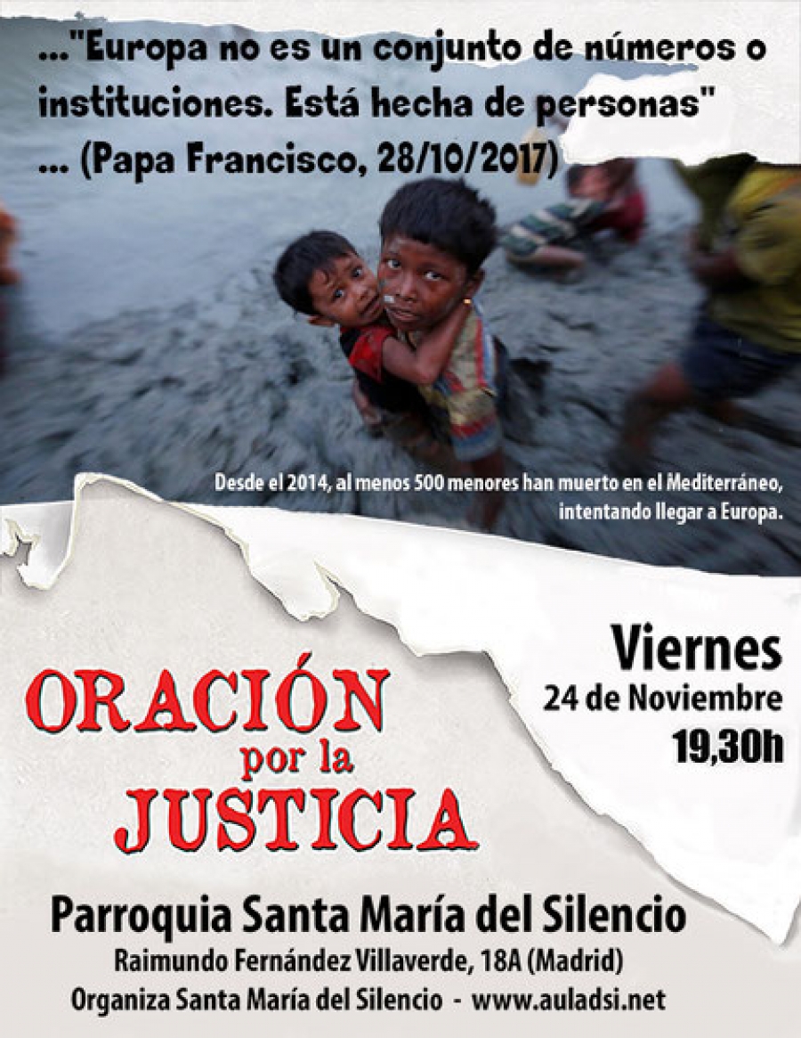 Santa Mar&iacute;a del Silencio celebra una oraci&oacute;n mensual por la justicia